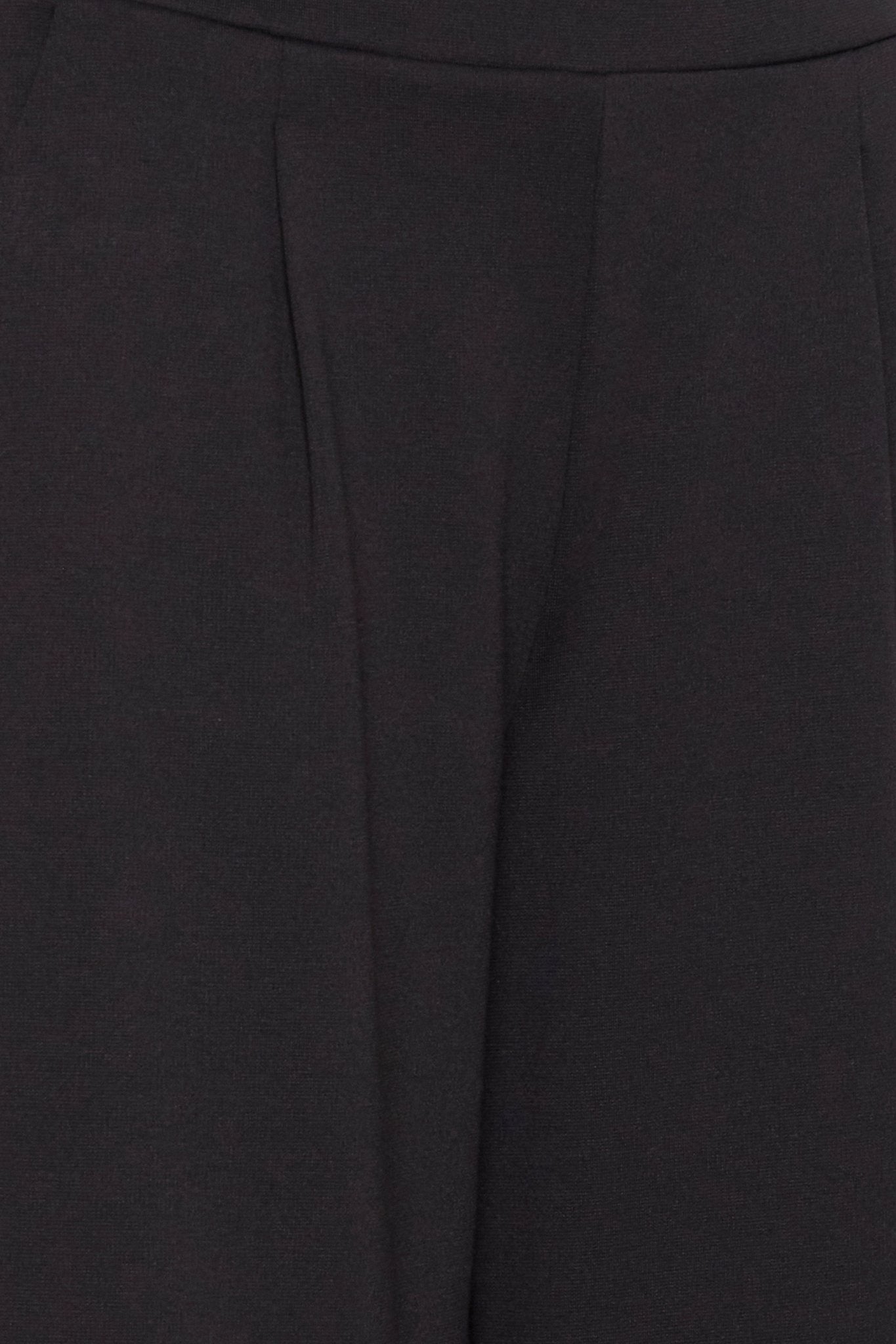Culotte mit weitem Bein in Schwarz - Blossom Hair & Fashion