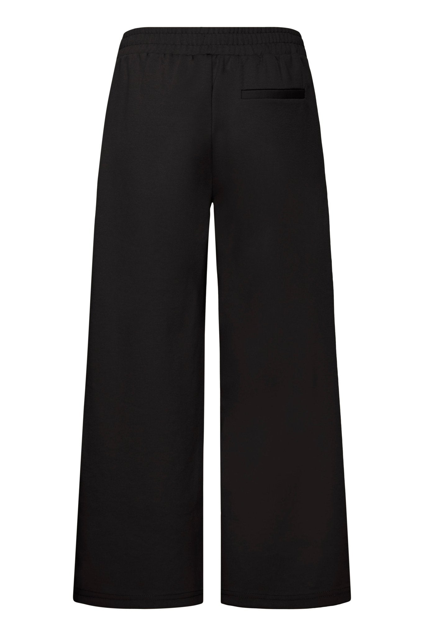 Culotte mit weitem Bein in Schwarz - Blossom Hair & Fashion