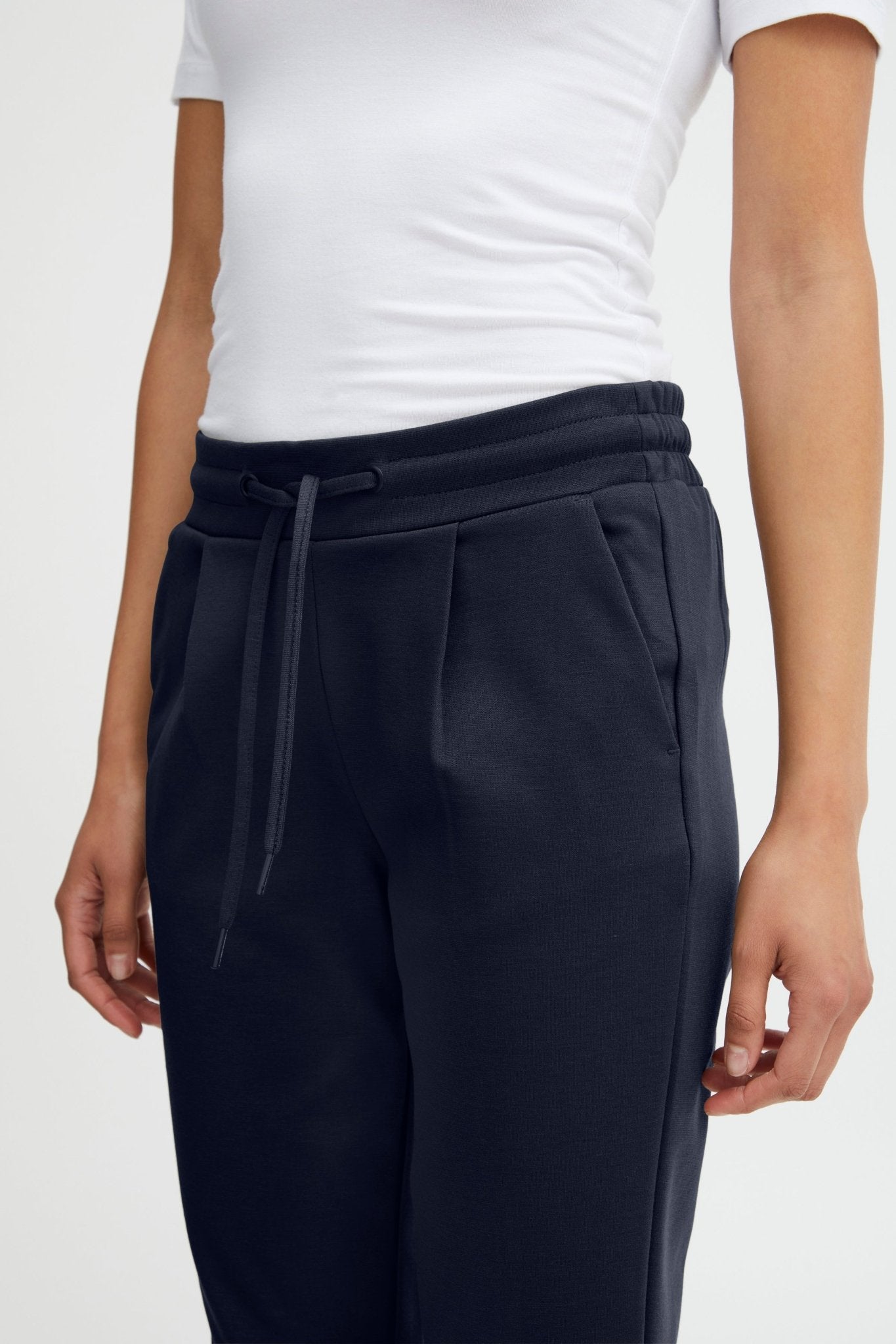 Damen - Jogpants mit elastischem Bund – Lässiger Chic & Komfort - Blossom Hair & Fashion