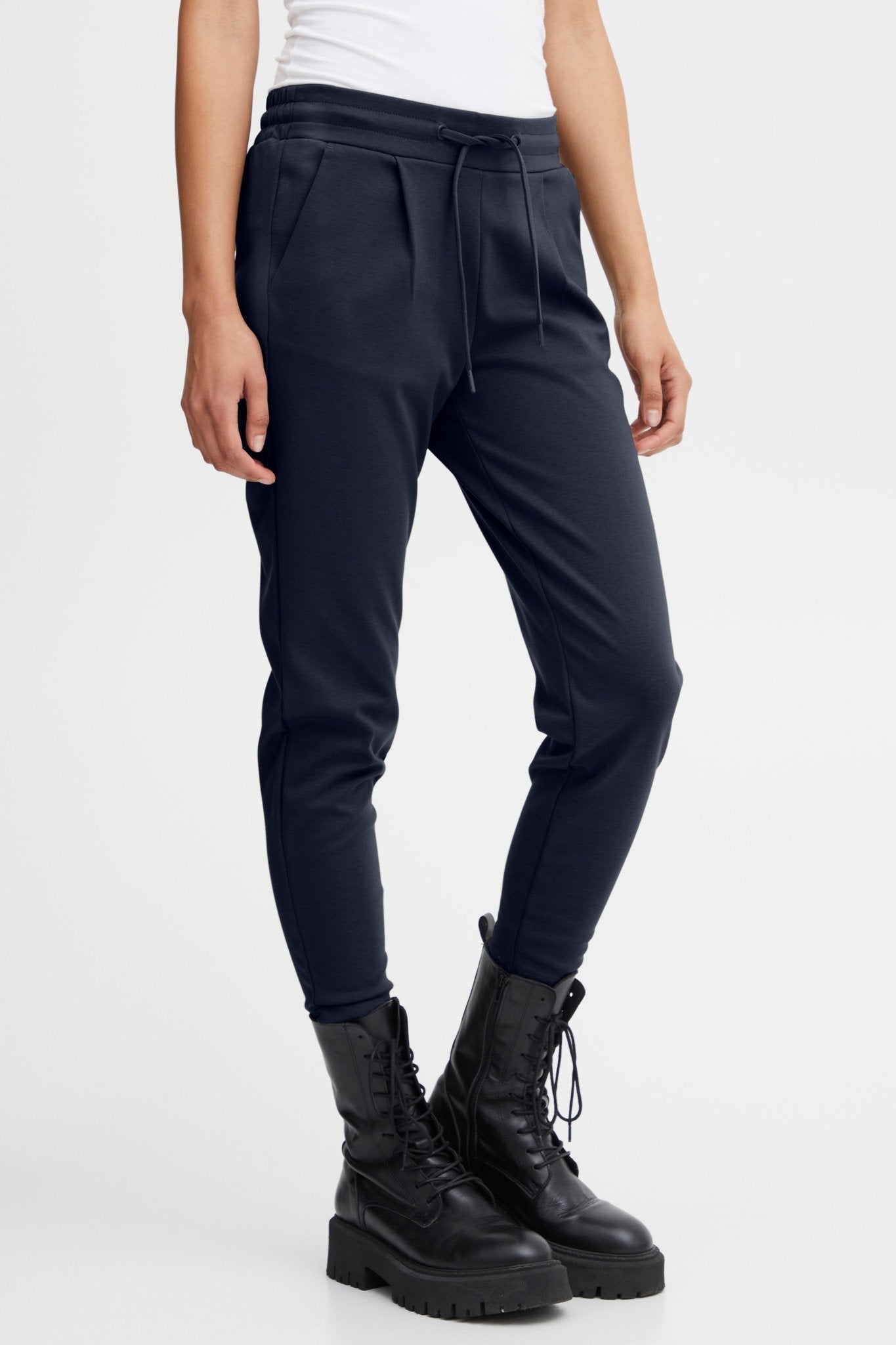 Damen - Jogpants mit elastischem Bund – Lässiger Chic & Komfort - Blossom Hair & Fashion