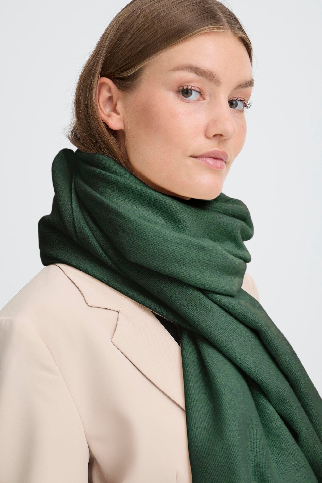 Damen Schal – Schwarz, Grün oder Blau - Blossom Hair & Fashion