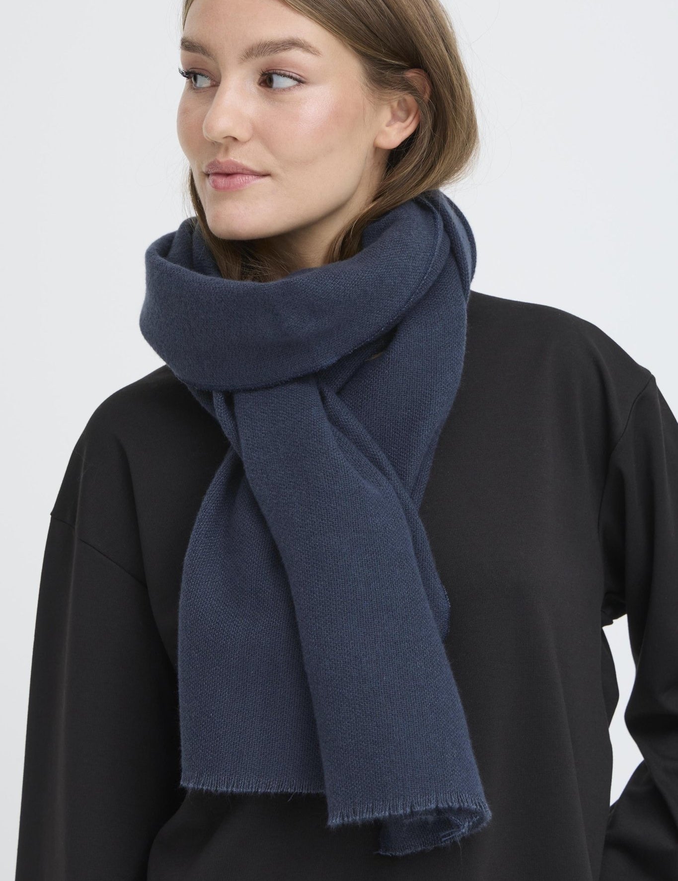 Damen Schal – Schwarz, Grün oder Blau - Blossom Hair & Fashion