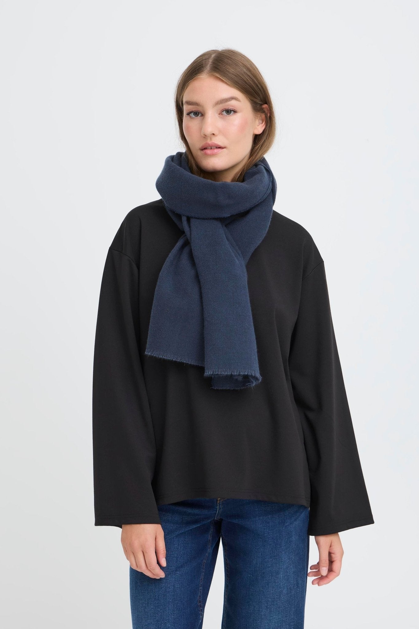 Damen Schal – Schwarz, Grün oder Blau - Blossom Hair & Fashion