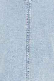 Denim Top ärmellos mit Reißverschluss hinten - Blossom Hair & Fashion