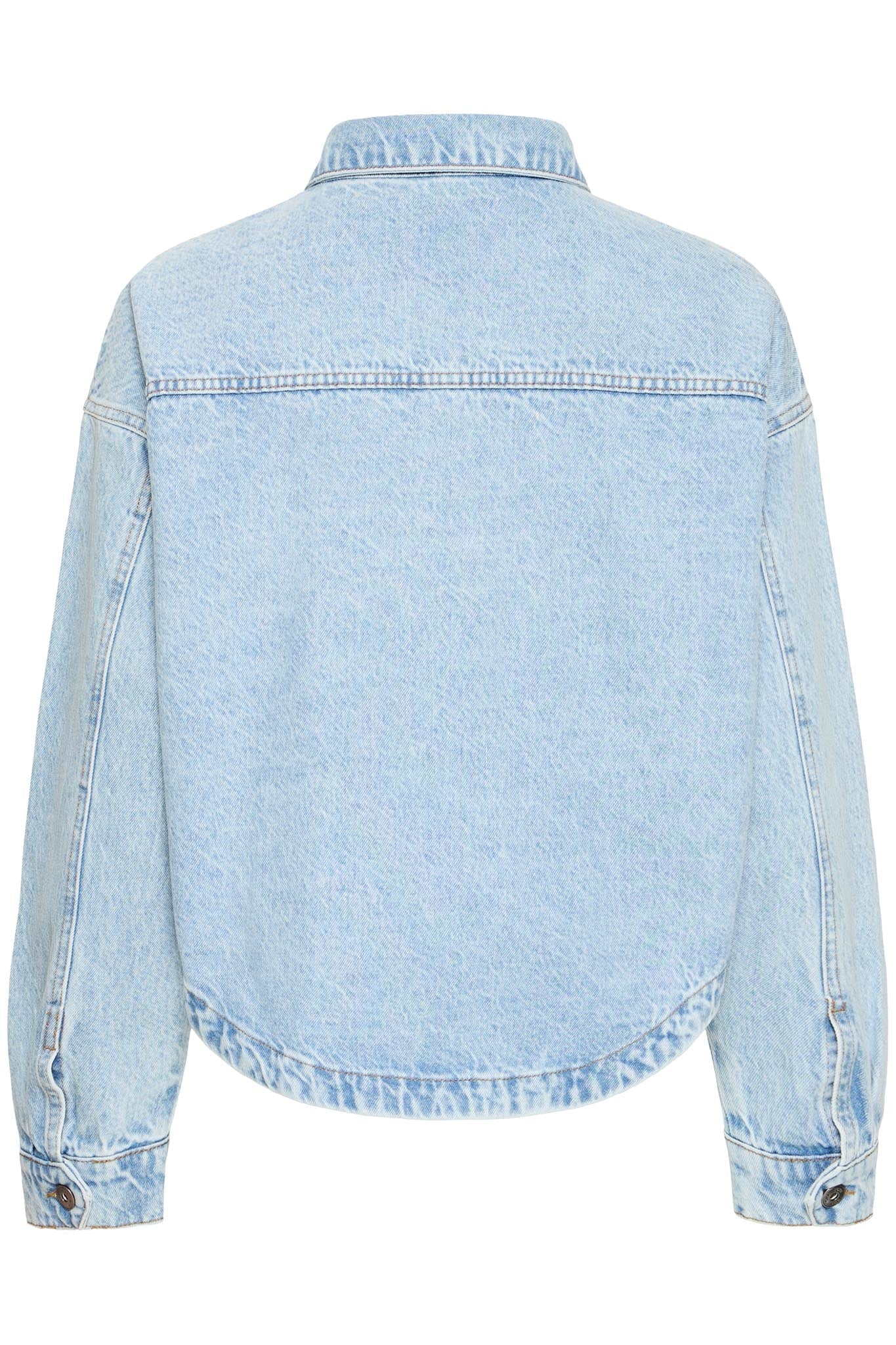 Denimjacke im Casual Fit mit Stickdetails - Blossom Hair & Fashion