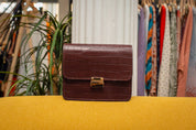 Elegante Kuriertasche aus Leder mit Krokodilmuster – Zeitlose Eleganz für Deinen Look - Blossom Hair & Fashion