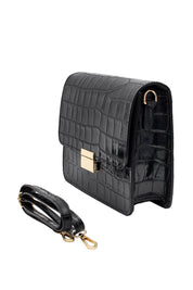 Elegante Kuriertasche aus Leder mit Krokodilmuster – Zeitlose Eleganz für Deinen Look - Blossom Hair & Fashion