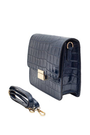 Elegante Kuriertasche aus Leder mit Krokodilmuster – Zeitlose Eleganz für Deinen Look - Blossom Hair & Fashion