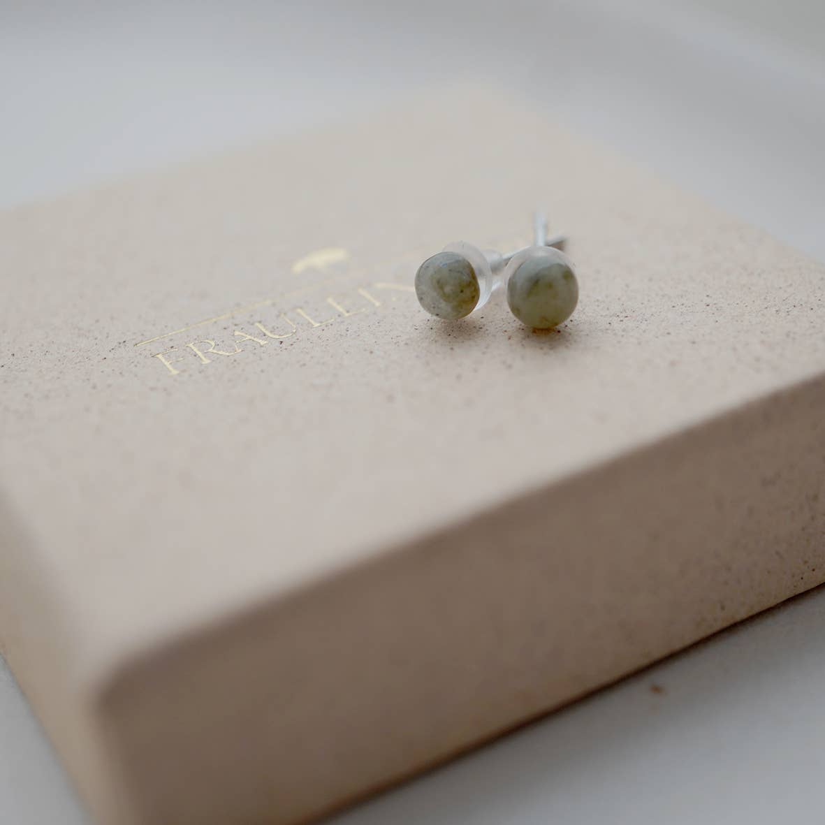 Elegante STONE Ohrstecker mit Aventurin - Blossom Hair & Fashion
