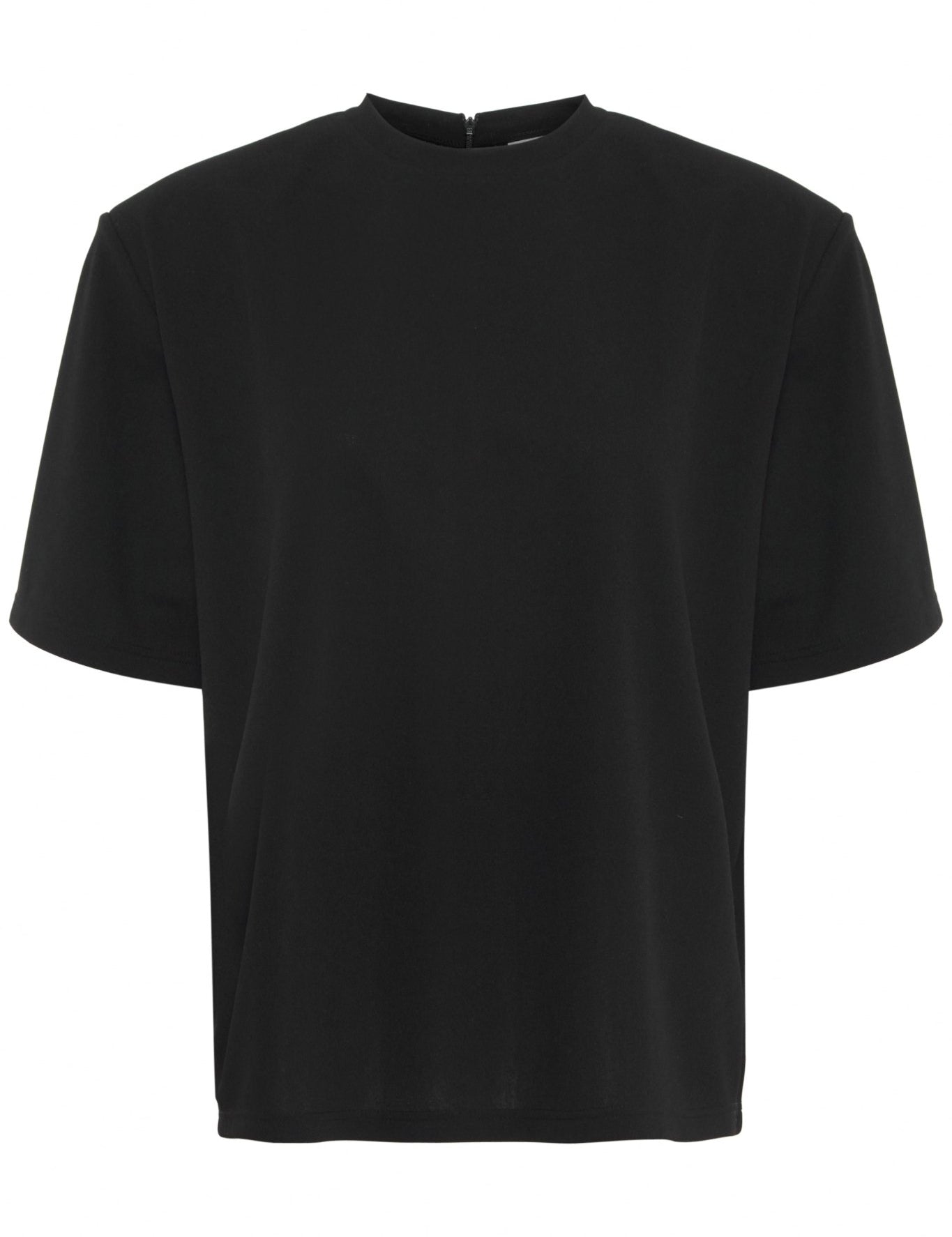 Elegantes schwarzes Damen - Shirt mit Recycling - Anteil - Blossom Hair & Fashion