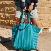 ELISA-STREIFEN-TASCHE TAHITIAN / TÜRKIS - Blossom Hair & Fashion