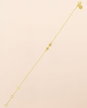 Feines Armband mit Labradorit im Goldton - Blossom Hair & Fashion