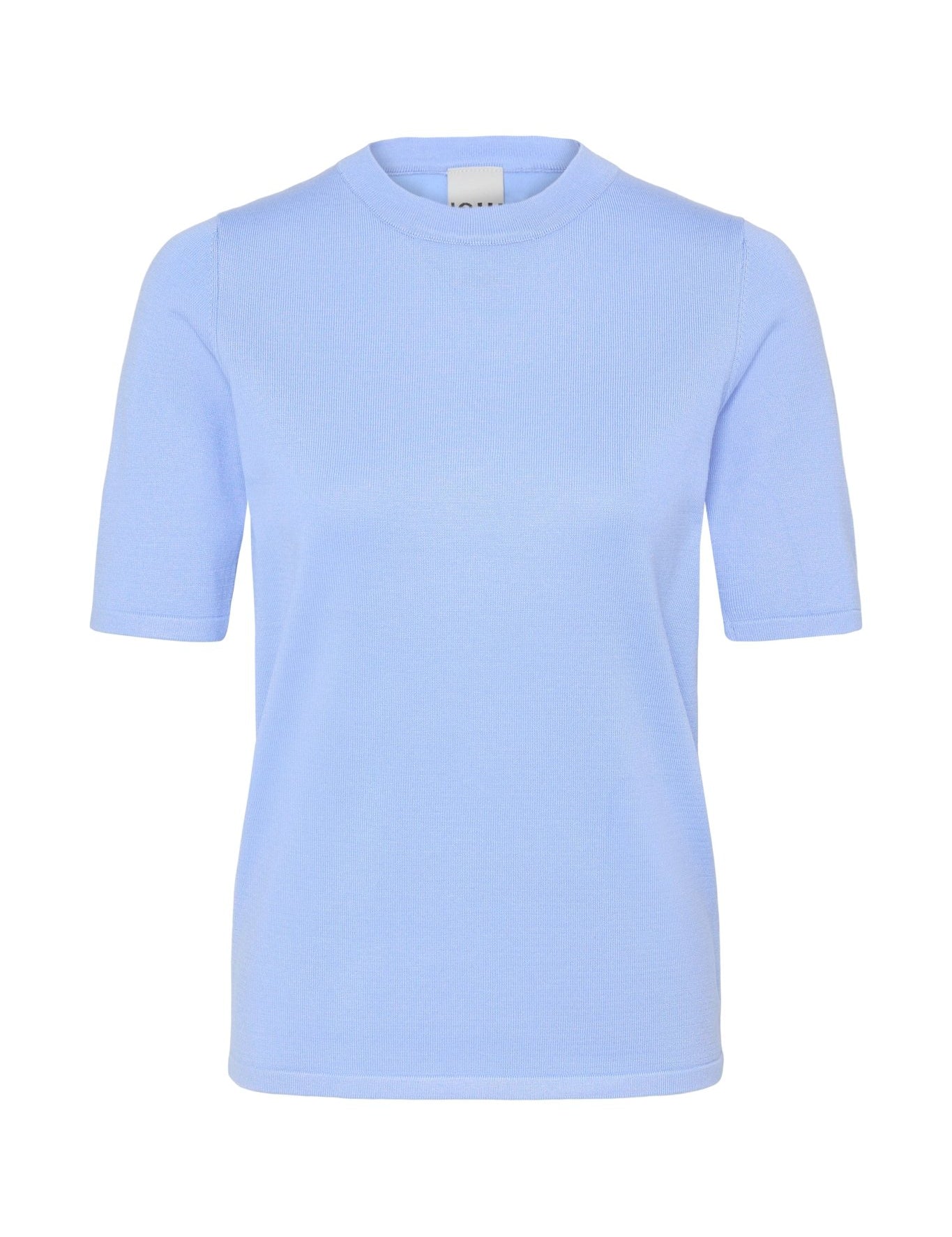Feinstrickshirt in Hellblau mit Rundhalsausschnitt - Blossom Hair & Fashion
