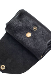 Geldbörse aus Leder mit Druckknopf – Kompakte Eleganz für Deinen Alltag - Blossom Hair & Fashion