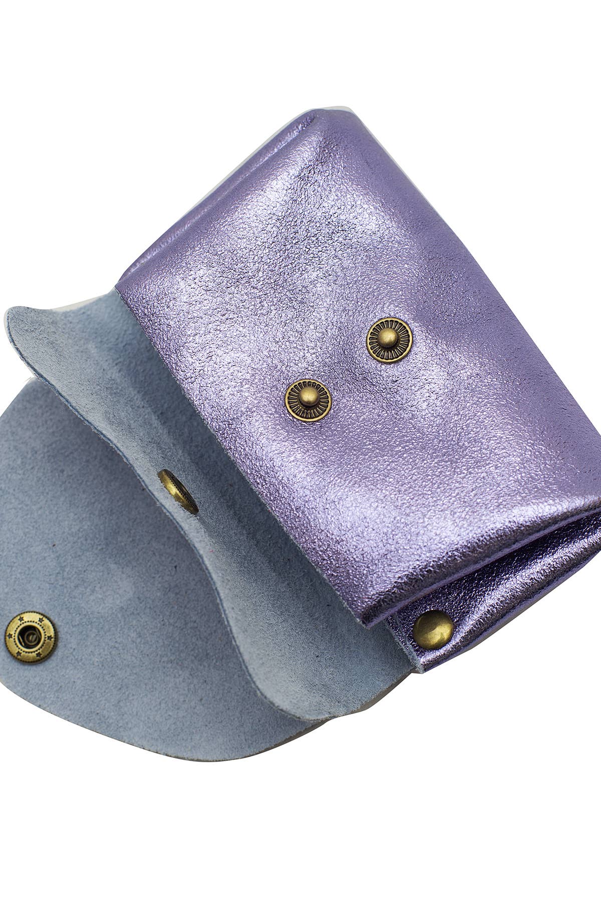 Geldbörse aus Leder mit Druckknopf – Kompakte Eleganz für Deinen Alltag - Blossom Hair & Fashion