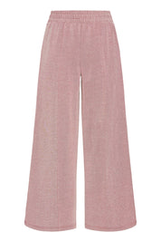 Gerade Hose in Rosé mit elastischem Bund - Blossom Hair & Fashion