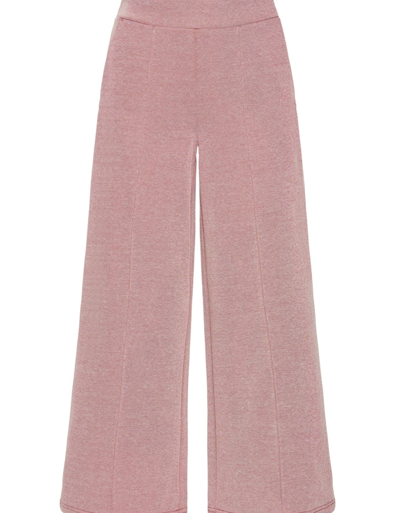 Gerade Hose in Rosé mit elastischem Bund - Blossom Hair & Fashion