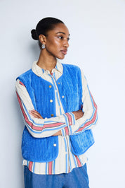 Gestreifte Bluse im Loose Fit - Blossom Hair & Fashion
