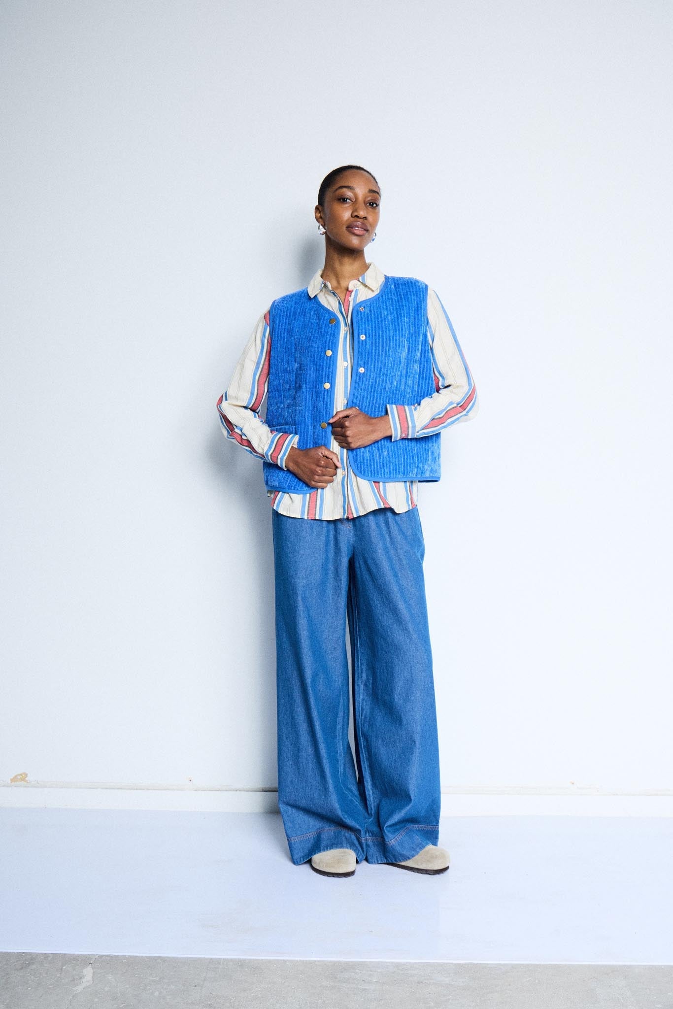 Gestreifte Bluse im Loose Fit - Blossom Hair & Fashion