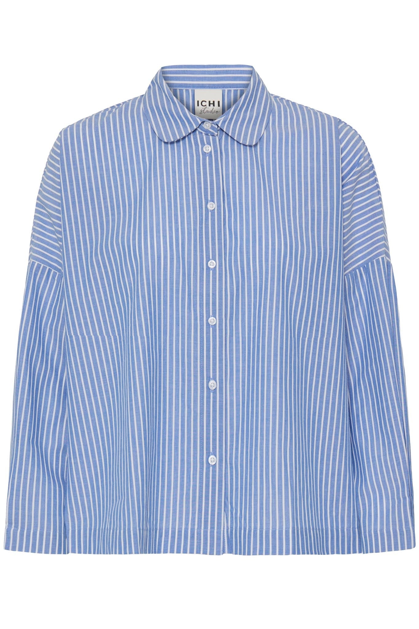 Gestreifte Oversize Bluse aus Baumwolle - Blossom Hair & Fashion