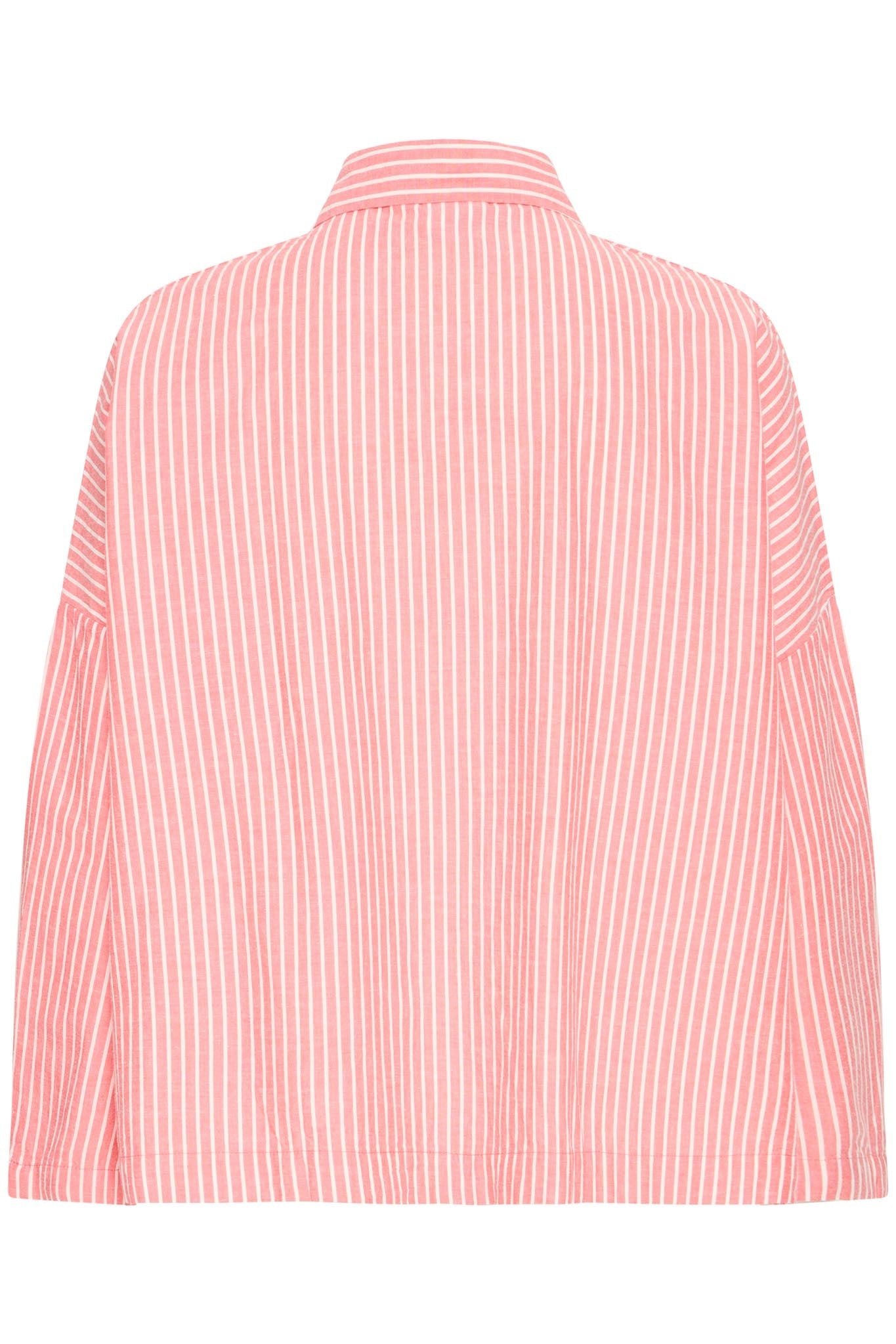 Gestreifte Oversize Bluse aus Baumwolle - Blossom Hair & Fashion