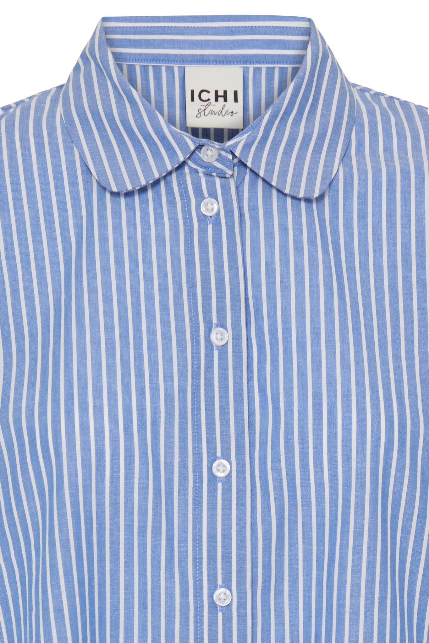 Gestreifte Oversize Bluse aus Baumwolle - Blossom Hair & Fashion