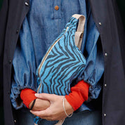 GÜRTELTASCHE ZEBROU, GRIECHISCH, BLAU - Blossom Hair & Fashion