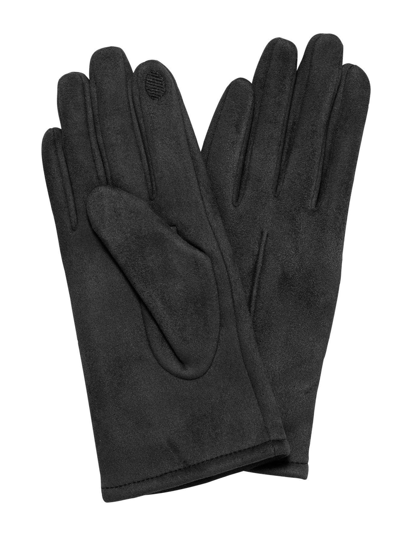 Handschuhe aus Veloursoptik mit Touch - Detail - Blossom Hair & Fashion