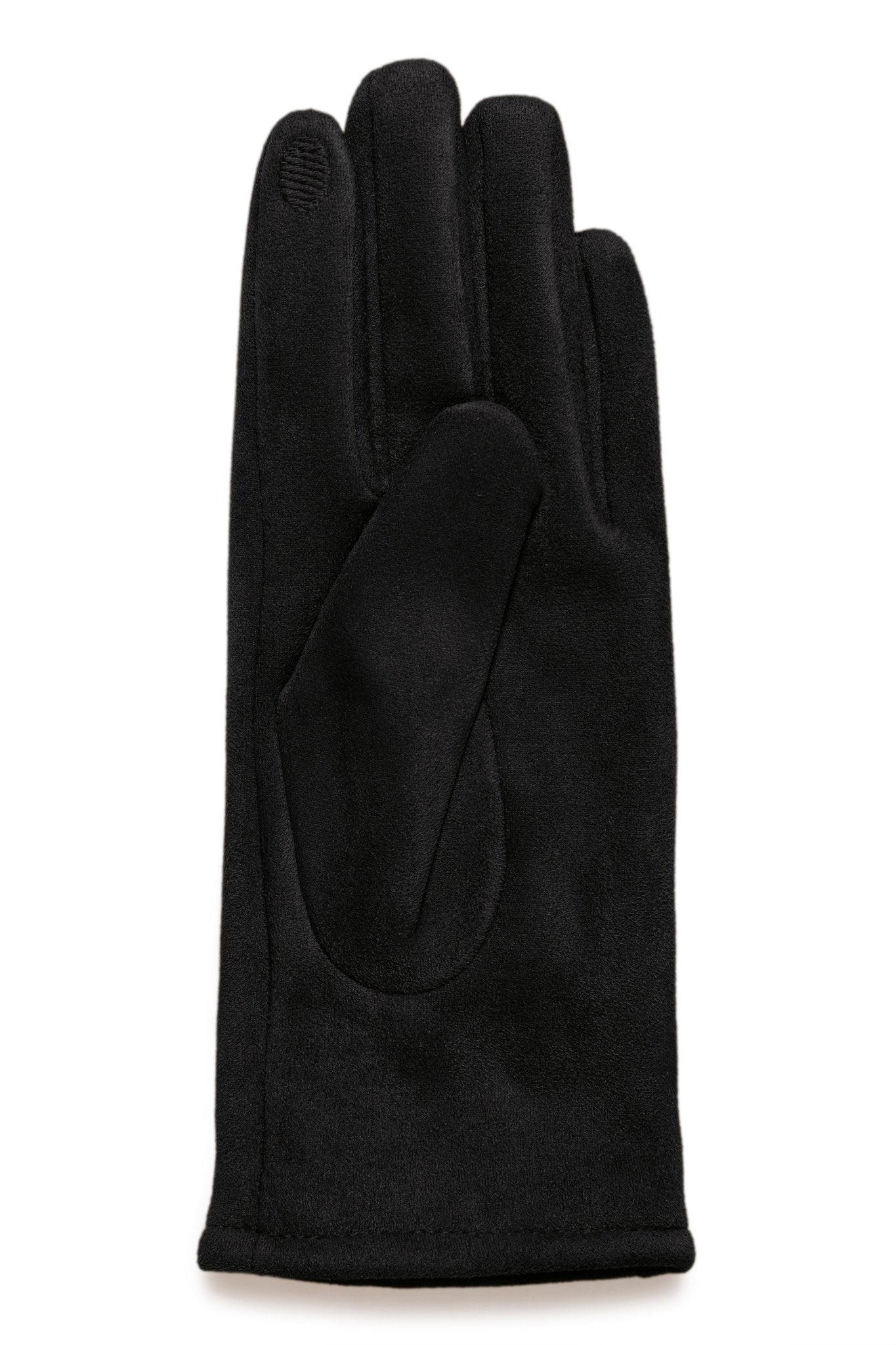 Handschuhe aus Veloursoptik mit Touch - Detail - Blossom Hair & Fashion