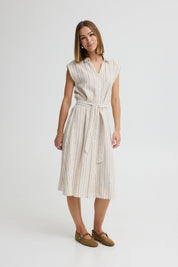 Hemdblusenkleid mit Streifen - Blossom Hair & Fashion
