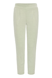 Jogpants mit elastischem Bund in Salbeigrün - Blossom Hair & Fashion