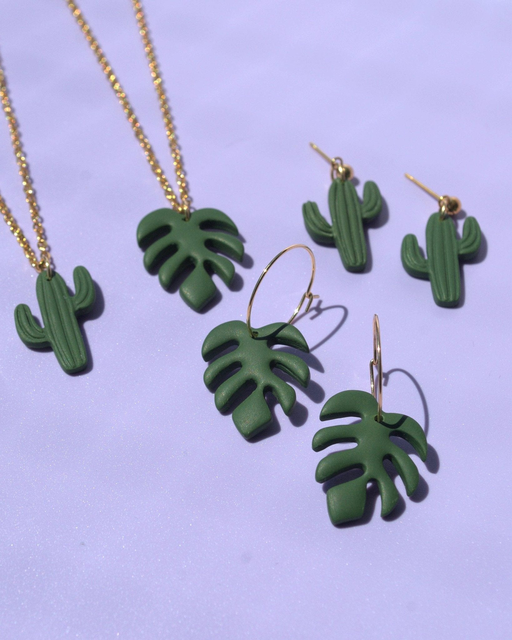 Kaktus Ohrringe aus Polymer Ton - Blossom Hair & Fashion