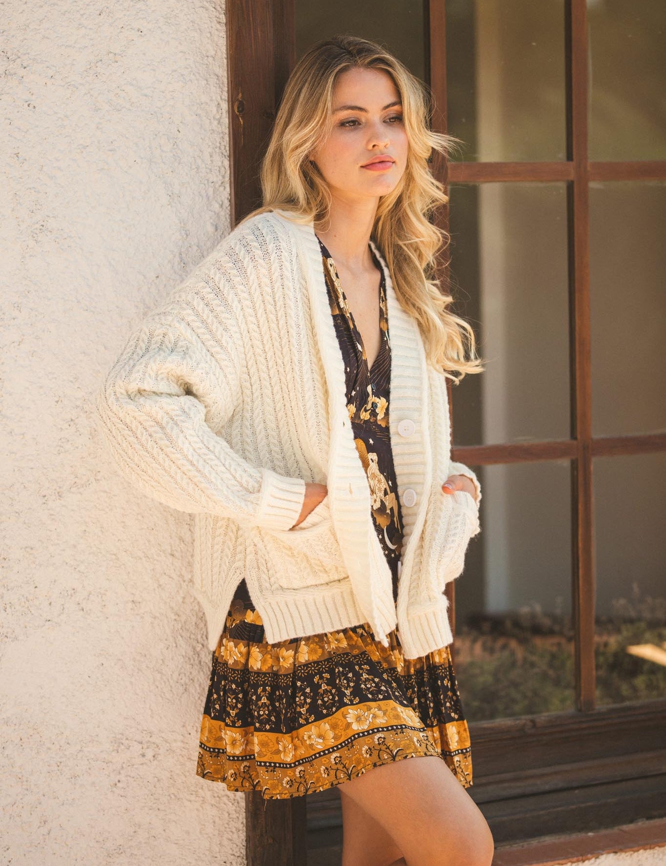 Zopfmuster Damen Strickjacke Winter Trachtenjacke Damen