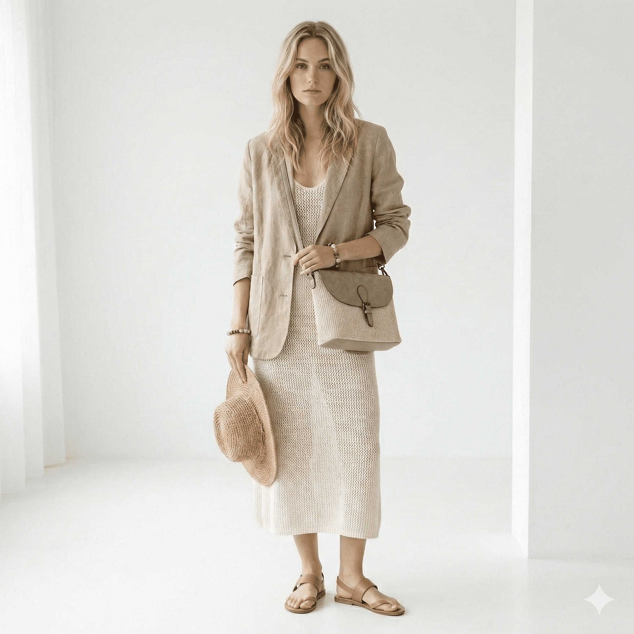 Kompakte Schultertasche mit elegantem Design und verstellbarem Riemen - Blossom Hair & Fashion