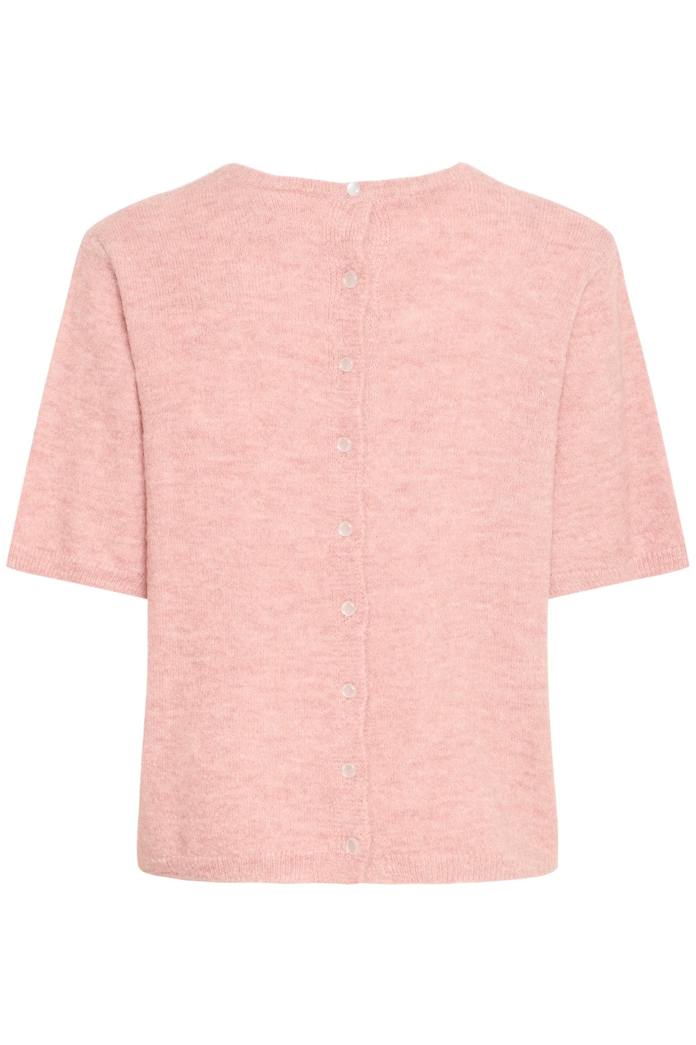 Kurzarm - Pullover mit Knopfleiste hinten - Blossom Hair & Fashion