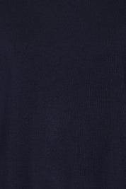 Kurzarm - Strickoberteil dunkelblau - Blossom Hair & Fashion