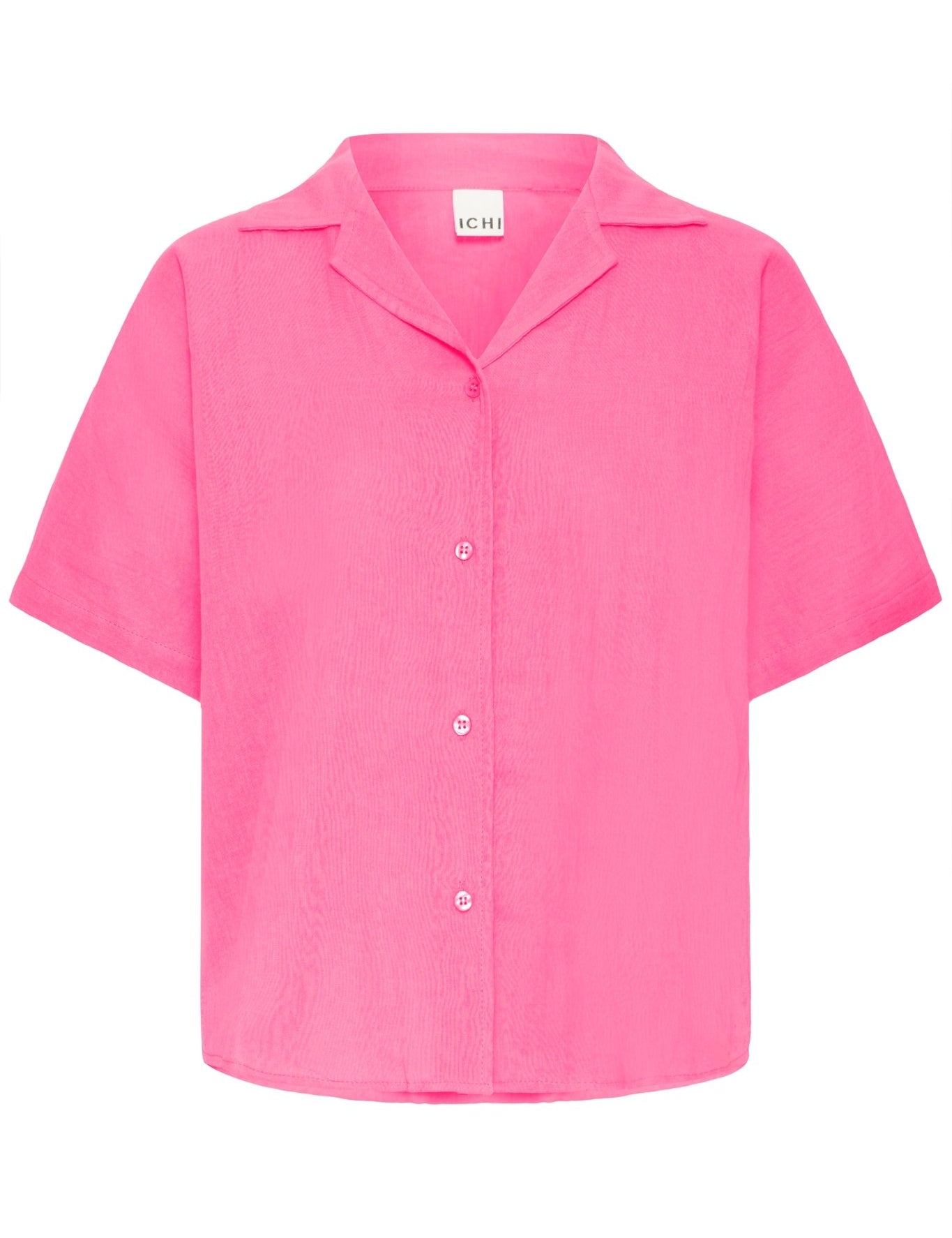 Kurzarmbluse in Pink oder Blau - Blossom Hair & Fashion