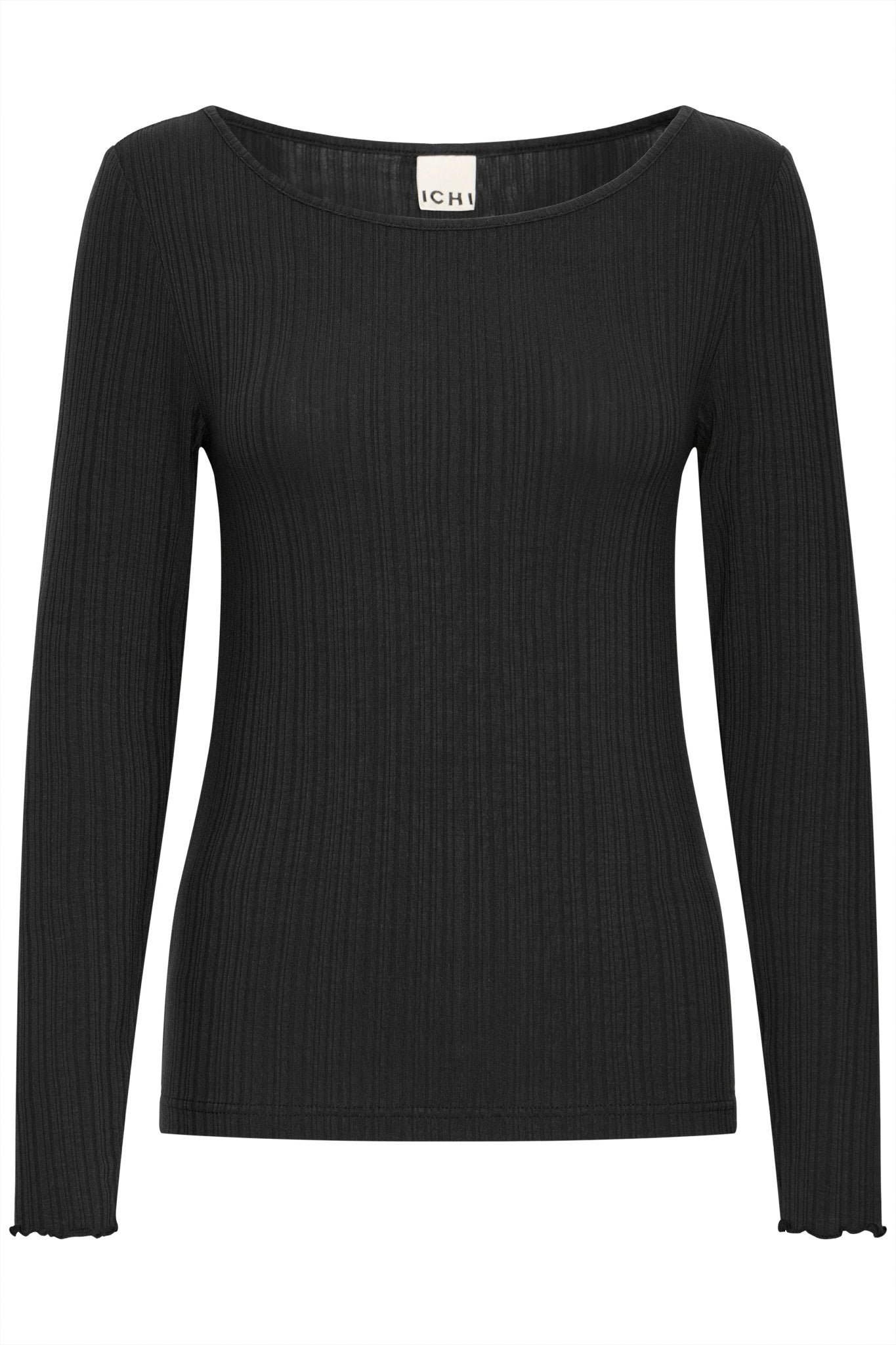Langarmshirt gestreift in Schwarz oder Beige - Blossom Hair & Fashion