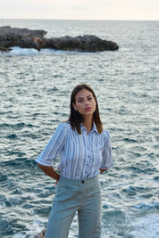 Leichte Sommerhose aus Baumwolle für Damen - Blossom Hair & Fashion