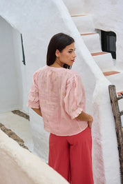 Luftige Bluse aus Ramie – Femininer Look für warme Tage - Blossom Hair & Fashion