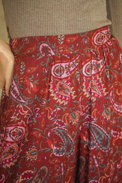 Luftige Damen Palazzo - Hose mit Paisley - Muster - Blossom Hair & Fashion