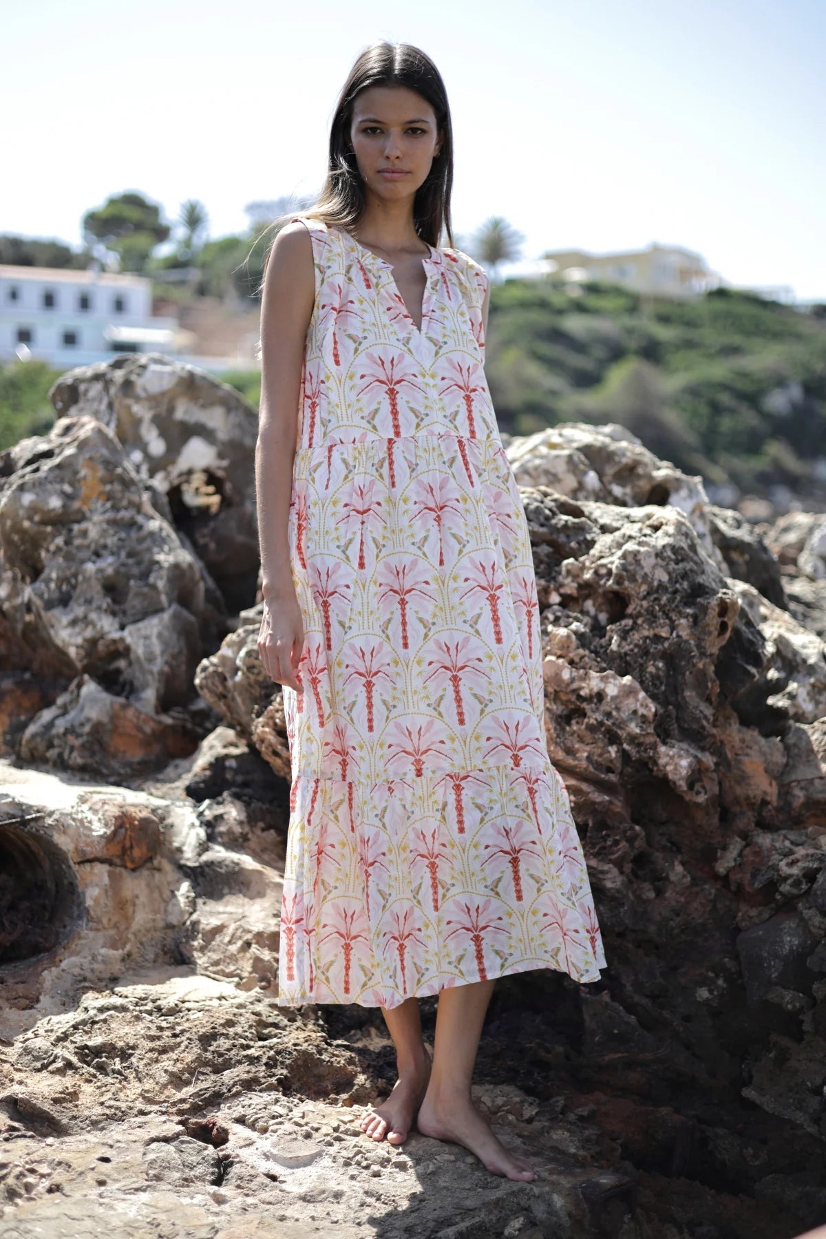 Luftiges Maxikleid aus Baumwolle – Perfekt für den Sommer - Blossom Hair & Fashion