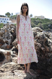 Luftiges Maxikleid aus Baumwolle – Perfekt für den Sommer - Blossom Hair & Fashion