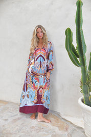 Maxikleid mit Muster - Blossom Hair & Fashion