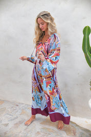 Maxikleid mit Muster - Blossom Hair & Fashion