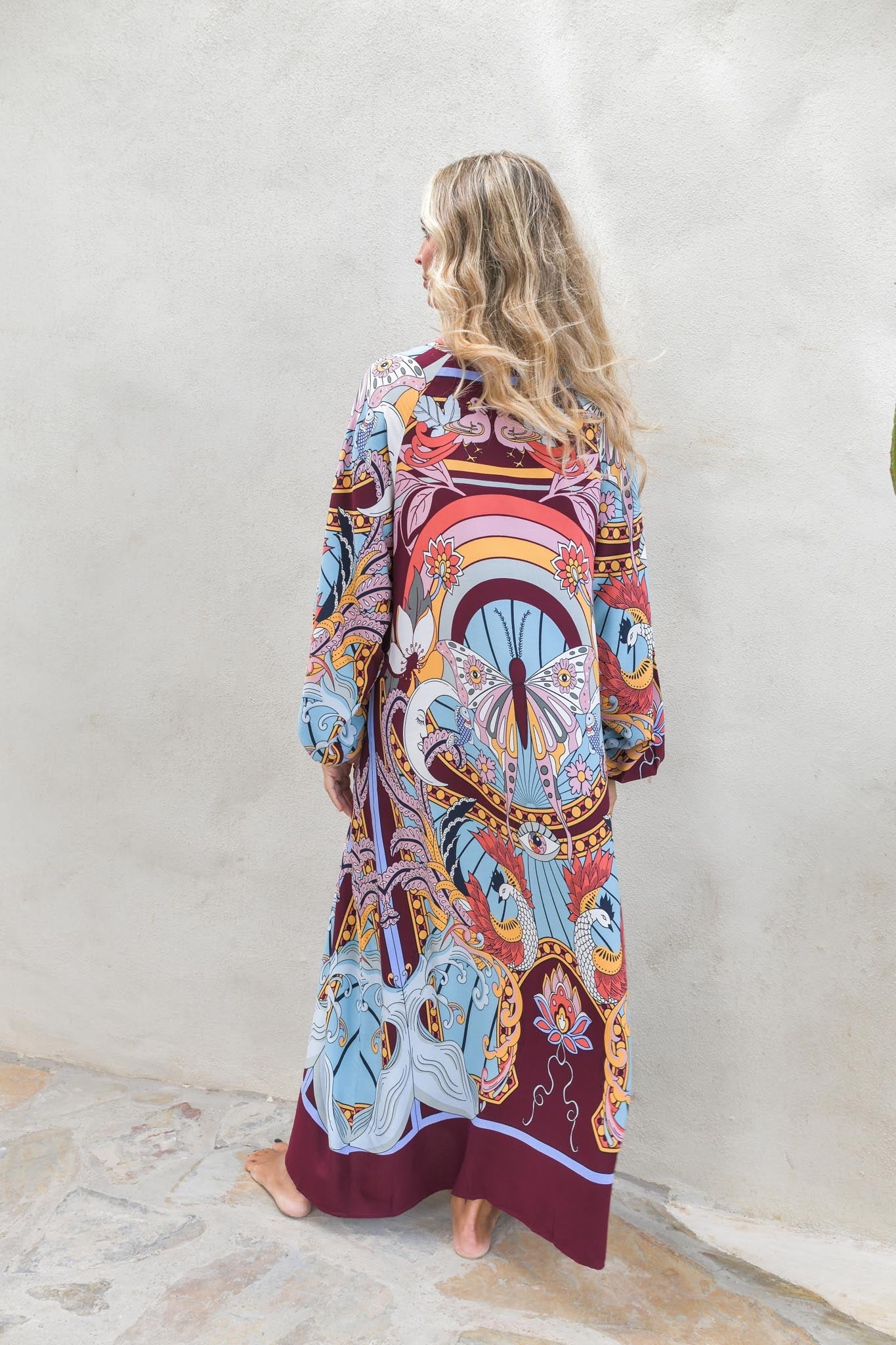 Maxikleid mit Muster - Blossom Hair & Fashion
