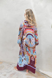 Maxikleid mit Muster - Blossom Hair & Fashion