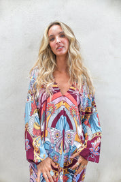 Maxikleid mit Muster - Blossom Hair & Fashion