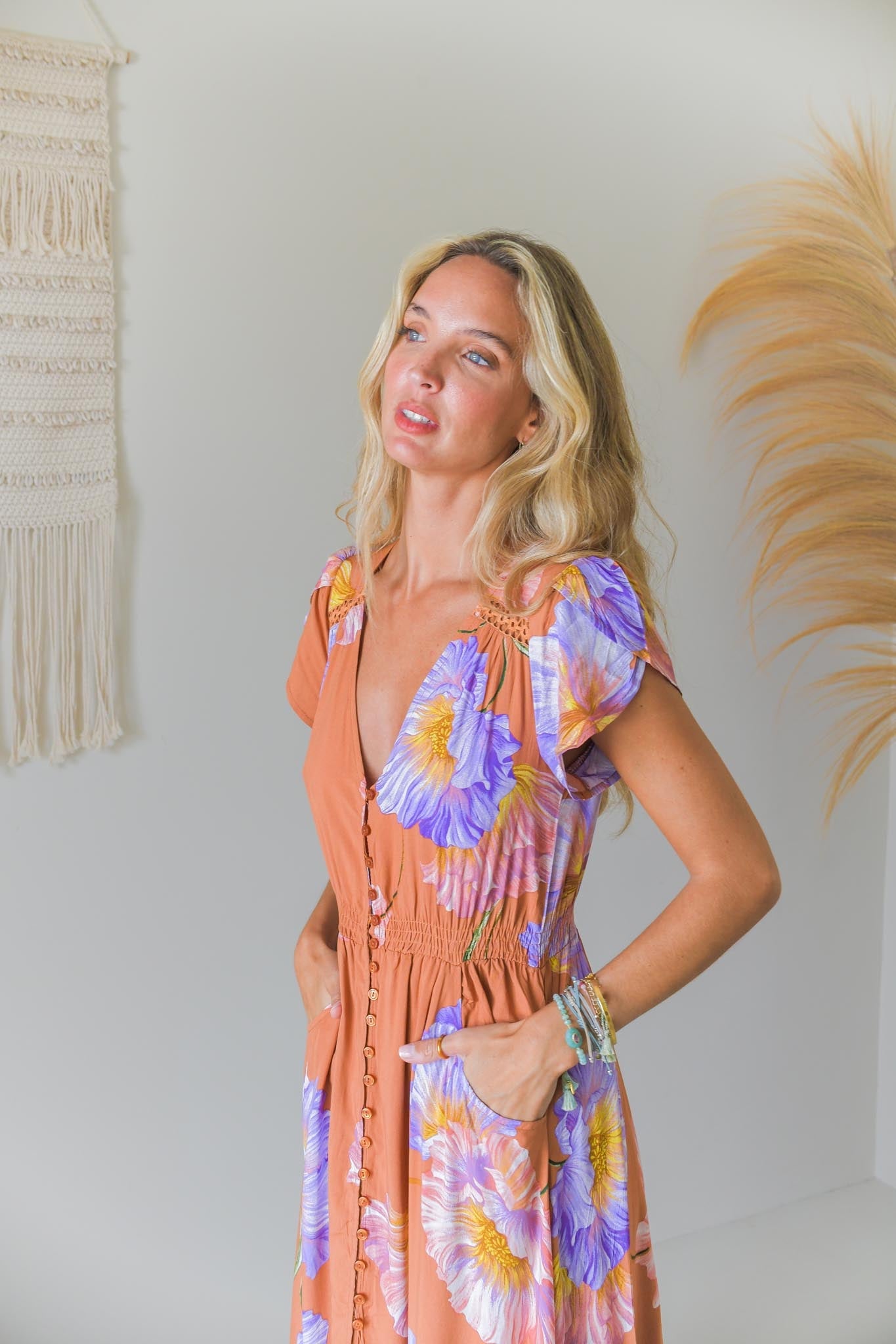 Maxikleid Serendipity mit Muster - Blossom Hair & Fashion
