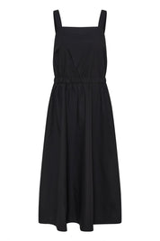 Midikleid mit eckigem Ausschnitt in Blau - Blossom Hair & Fashion